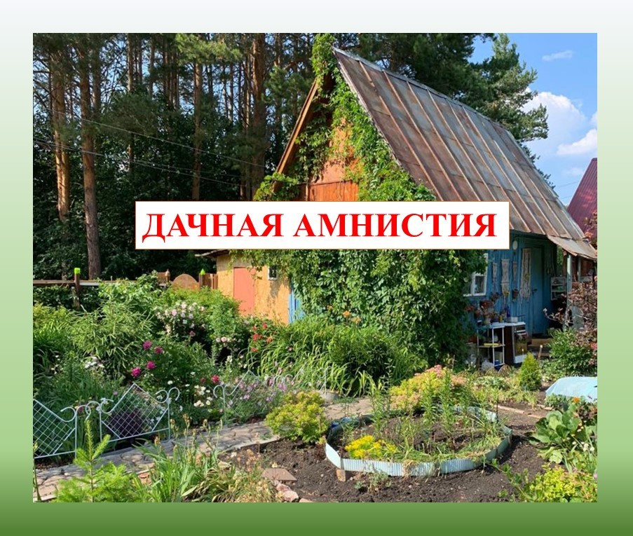 ДАЧНАЯ АМНИСТИЯ.